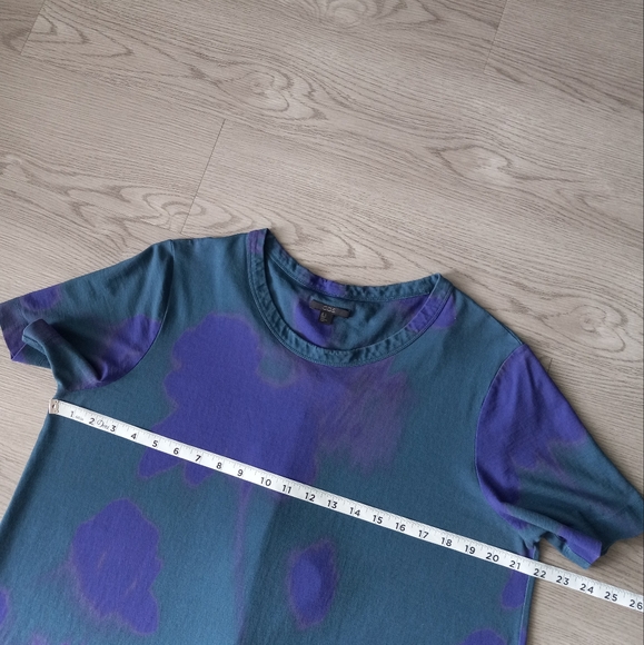 COS Drawstring Organic Cotton T-Shirt Midi Dress Blue L - Picture 9 of 15